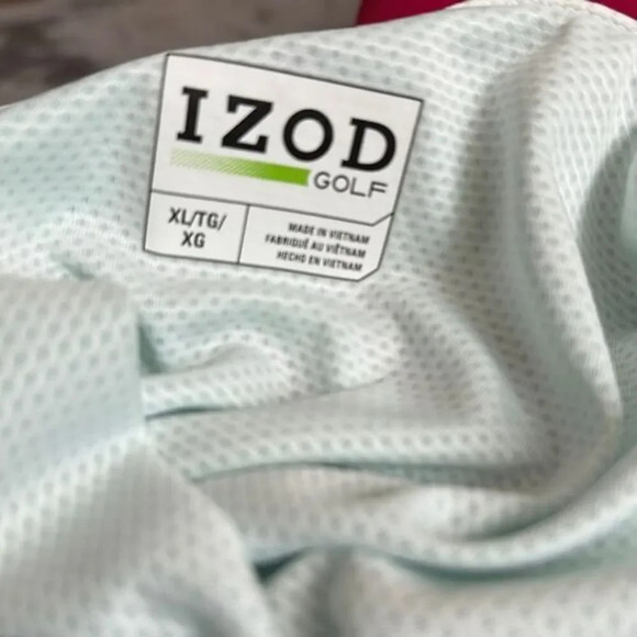 Izod Women’s Sleeveless Polo Shirt Size XL Striped Golf Tennis Top Collared Tank - Picture 5 of 5